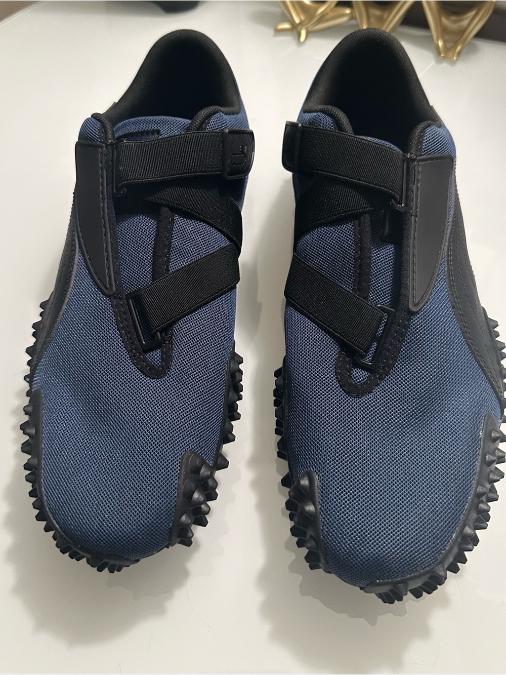 Puma Mostro Og Slip on Men's size 10.5 Navy Blue/Black Sneakers